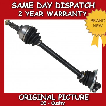 DRIVESHAFT + CV-JOINT FIT FOR A NISSAN PRIMESTAR (X83) NEAR SIDE 2001>on *NEW*
