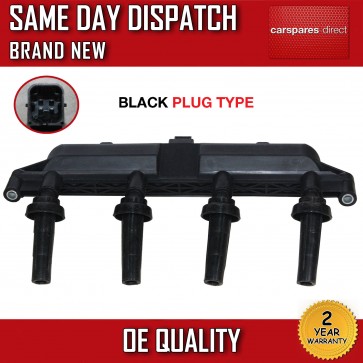 PEUGEOT 206 1.1/1.4/1.6 1998>ON IGNITION COIL PACK BLACK PLUG 2526208A *NEW* 