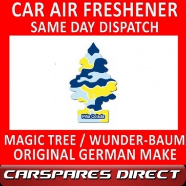 MAGIC TREE CAR AIR FRESHENER PINA COLADA ORIGINAL & BEST - WUNDER-BAUM NEW