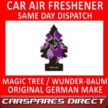 MAGIC TREE CAR AIR FRESHENER RELAX ORIGINAL & BEST - WUNDER-BAUM NEW