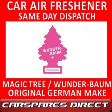 MAGIC TREE CAR AIR FRESHENER WATER MELON ORIGINAL & BEST - WUNDER-BAUM NEW