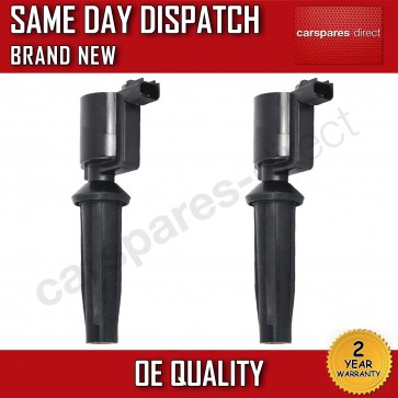 2X PENCIL IGNITION COIL FIT FOR A FORD GALAXY TRANSIT S-MAX MAVERICK 03>ON