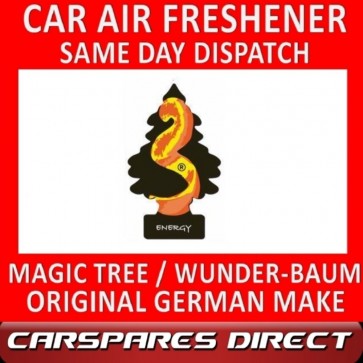MAGIC TREE CAR AIR FRESHENER ENERGY ORIGINAL & BEST - WUNDER-BAUM NEW