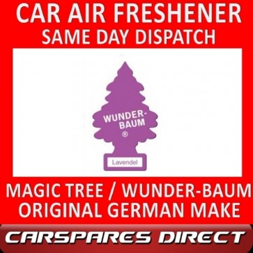 MAGIC TREE CAR AIR FRESHENER LAVENDER ORIGINAL & BEST - WUNDER-BAUM NEW