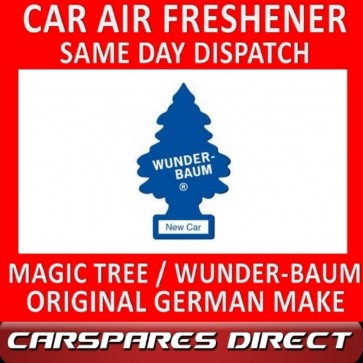 MAGIC TREE CAR AIR FRESHENER NEW CAR ORIGINAL & BEST - WUNDER-BAUM NEW