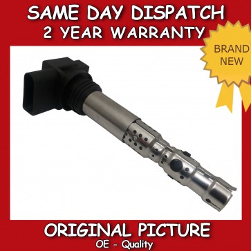 VW POLO 1.2 PENCIL IGNITION COIL 2007>ON BRAND NEW 2 YEARS WARRANTY