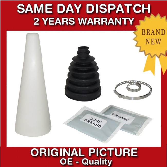 J/&R FITS DRIVE SHAFT /& CV JOINT STRETCH BOOT KIT//GAITER /& FITTING CONE