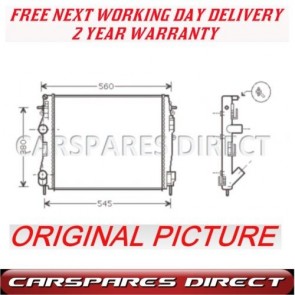 RADIATOR FIT FOR A NISSAN KUBISTAR   1.2 / 1.5 / 1.6  03-05   NEW