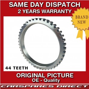 DRIVESHAFT 44 TEETH ABS RELUCTOR RING FIT FOR A HYUNDAI LANTRA 95>ON FRONT LEFT