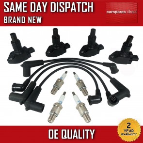 4x MAZDA RX8 IGNITION COIL PACKS + NGK SPARK PLUGS +  LEADS N3H1-18-100
