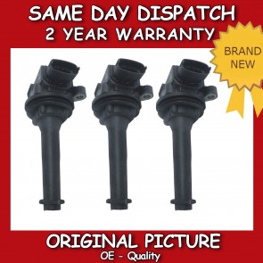 IGNITION COIL X3 FIT FOR A VOLVO S60,S70,S80, 2000>2010 *BRAND NEW*
