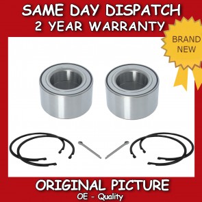 FRONT 2X WHEEL BEARING FIT FOR A NISSAN ALMERA TINO 1.8,2.0,2.2 2000>on *NEW*