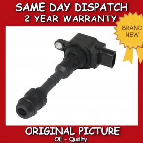 PENCIL IGNITION COIL FIT FOR A NISSAN ALMERA II, TINO 1.5 / 1.8 2000>ON *NEW*