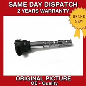 AUDI A3 A-3 A 3 1.8 / 2.0 / S3 2003 > ON PENCIL IGNITION COIL 06F905115F **NEW**