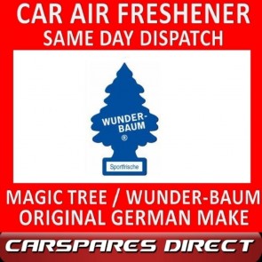 MAGIC TREE CAR AIR FRESHENER FRESH SPORTS ORIGINAL & BEST - WUNDER-BAUM NEW