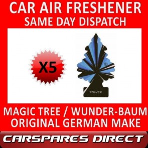 MAGIC TREE CAR AIR FRESHENER x 5 *POWER* ORIGINAL & BEST WUNDER-BAUM NEW