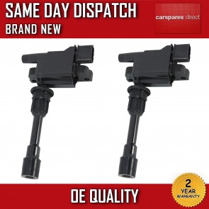 2x IGNITION COIL FIT FOR MAZDA 323 F/P / S Mk6 1.9/2.0  1998>2004 FFY1-18-100