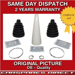 VW TRANSPORTER T4 2 OUTER CV UNIVERSAL STRETCH BOOT WITH CONE KIT NEW