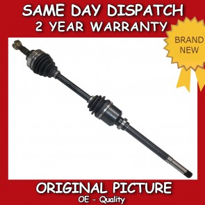 PEUGEOT 306 1.9,2.0 DRIVESHAFT + CV JOINT OFF/RIGHT/DRIVER SIDE 1993>2002 *NEW* 