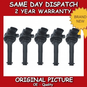 VOLVO XC90 2.5 IGNITION COIL X5 PENCIL COIL 2002>on *BRAND NEW*