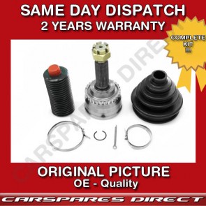 DRIVESHAFT CV-JOINT + CV BOOT KIT FIT FOR A HYUNDAI PONY 1.3 / 1.5 1985-ON *NEW*