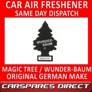 MAGIC TREE CAR AIR FRESHENER BLACK CLASSIC ORIGINAL & BEST - WUNDER-BAUM NEW