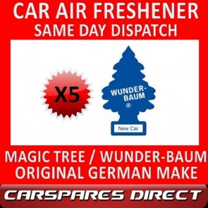 MAGIC TREE CAR AIR FRESHENER x 5 NEW CAR ORIGINAL & BEST WUNDER-BAUM NEW