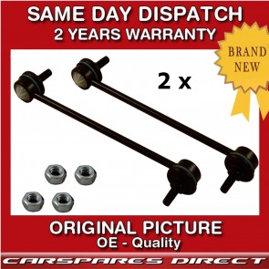 PAIR OF FORD TRANSIT FRONT-DROP-STABILISER-LINK-ROD ANTI ROLL BAR LINK 2002 > on