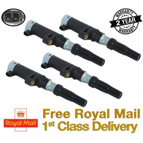 4 X IGNITION COIL FIT FOR RENAULT AVANTIME, THALIA, TWINGO 1998>ONWARDS *NEW*